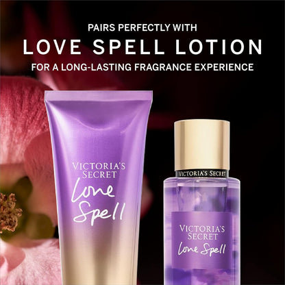 Victoria's Secret Love Spell Mini Fragrance Duo Gift Set, Notes of Cherry Blossom and Fresh Peach - 7DAY'S