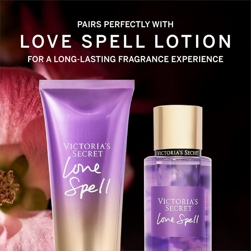 Victoria's Secret Love Spell Mini Fragrance Duo Gift Set, Notes of Cherry Blossom and Fresh Peach - 7DAY'S