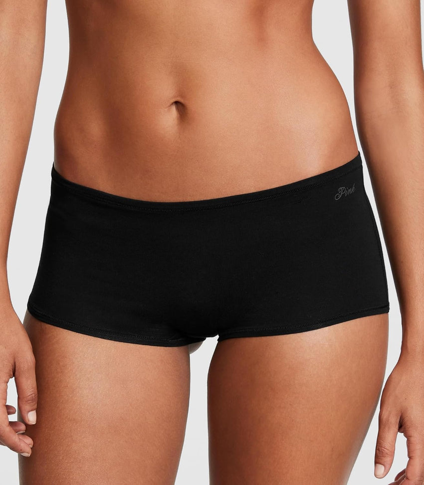 Victoria's Secret PINK Cotton Boyshort Panty Pack, Women's Underwear (XS - XXL) - 7DAY'S