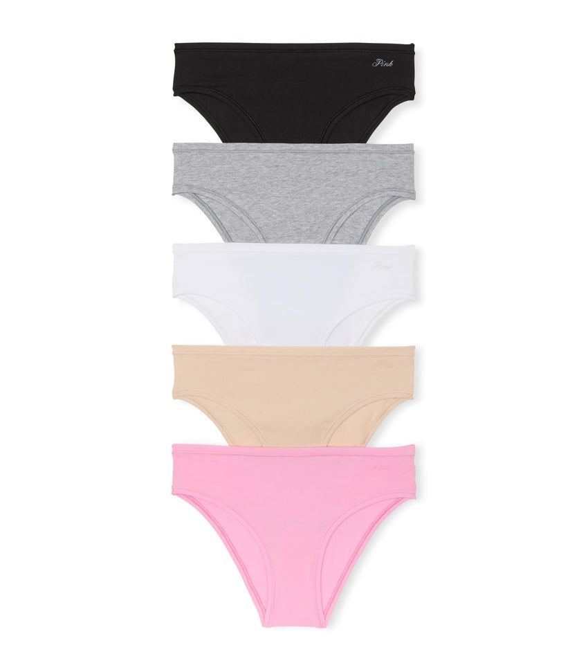 Victoria's Secret PINK Women's Cotton Cheeky Underwear, Minimal Coverage Panties for Women, Multi Pack (XS - XXL) - 7DAY'S