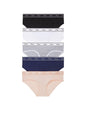 Victoria's Secret PINK Women's Cotton Logo Hipster Underwear, Moderate Coverage Panties for Women, Multi Pack (XS - XXL) - 7DAY'S