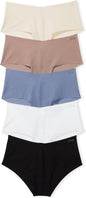 Victoria's Secret PINK Women's No Show Cheekster Underwear, Panties for Women, Spring Basic, (L) - 7DAY'S