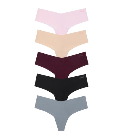 Victoria's Secret PINK Women's No Show Thong Underwear, Panties for Women, Multi Pack (XS - XXL) - 7DAY'S