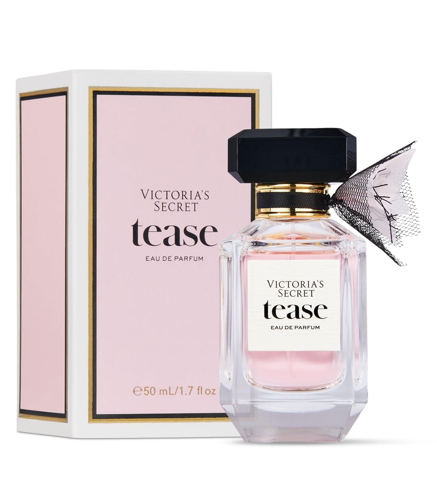 Victoria's Secret Tease Eau de Parfum, Notes of White Gardenia, Anjou Pear & Black Vanilla, Perfumes for Women (3.4 oz) - 7DAY'S