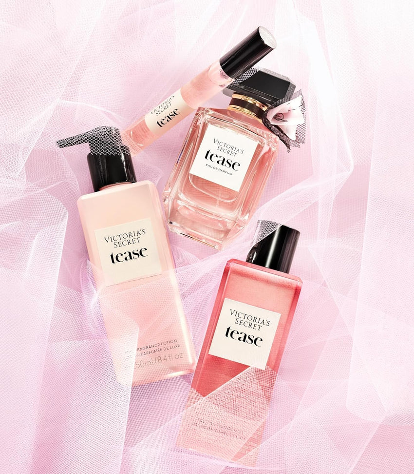 Victoria's Secret Tease Eau de Parfum, Notes of White Gardenia, Anjou Pear & Black Vanilla, Perfumes for Women (3.4 oz) - 7DAY'S