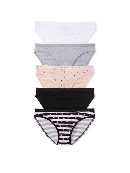 Victoria's Secret Women's Cotton Bikini Underwear, Moderate Coverage Panties for Women, Multi Pack (XS - XXL) - 7DAY'S