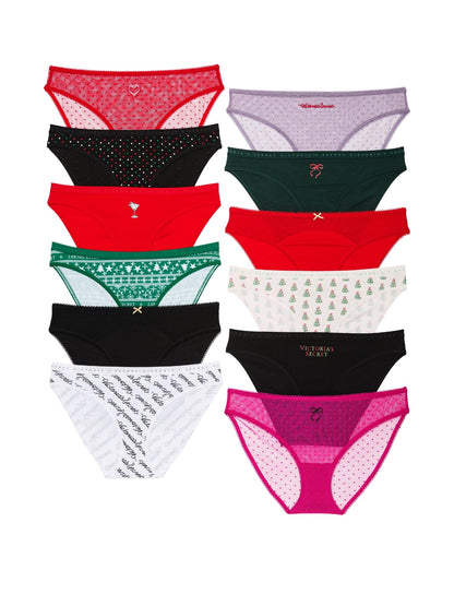 Victoria's Secret Women's Cotton Bikini Underwear, Moderate Coverage Panties for Women, Multi Pack (XS - XXL) - 7DAY'S