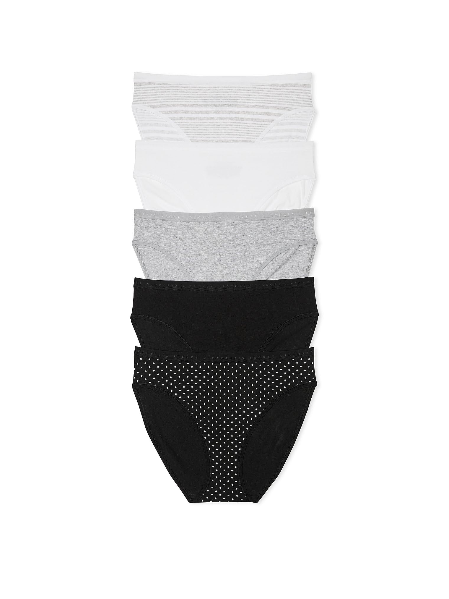 Victoria's Secret Women's Cotton Brief Underwear, Full Coverage Panties for Women, Multi Pack (XS - XXL) - 7DAY'S