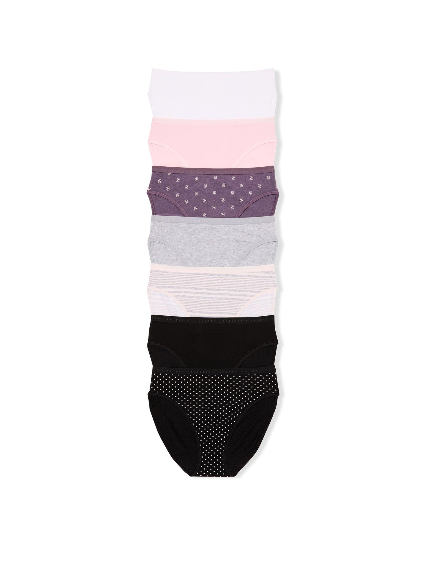 Victoria's Secret Women's Cotton Brief Underwear, Full Coverage Panties for Women, Multi Pack (XS - XXL) - 7DAY'S