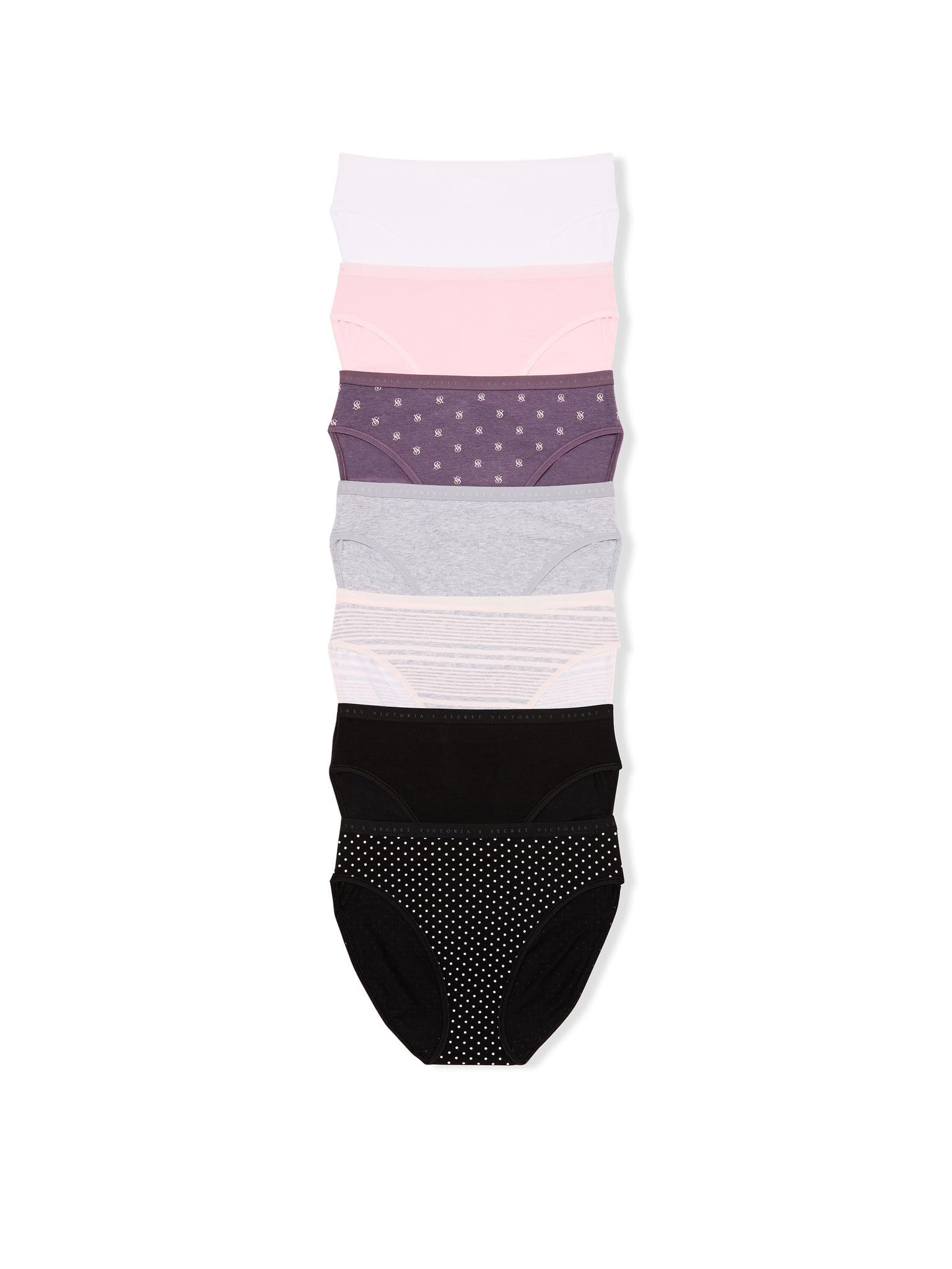 Victoria's Secret Women's Cotton Brief Underwear, Full Coverage Panties for Women, Multi Pack (XS - XXL) - 7DAY'S