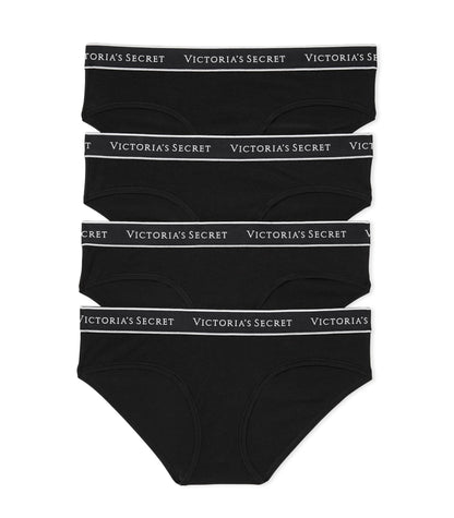 Victoria's Secret Women's Cotton Logo Hipster Underwear, Moderate Coverage Panties for Women, Multi Pack (XS - XXL) - 7DAY'S