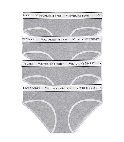 Victoria's Secret Women's Cotton Logo Hipster Underwear, Moderate Coverage Panties for Women, Multi Pack (XS - XXL) - 7DAY'S