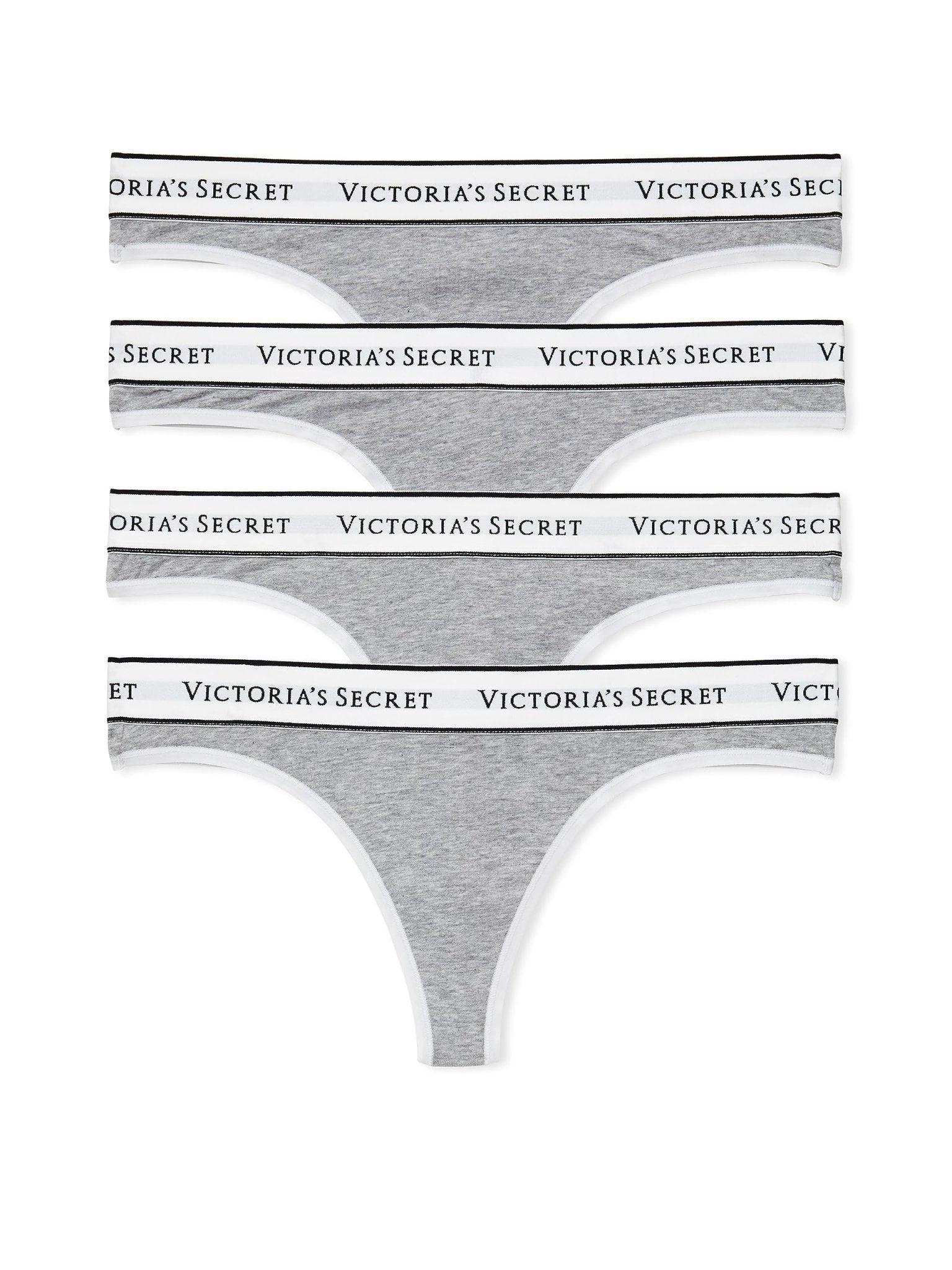 Victoria's Secret Women's Cotton Logo Thong Underwear, Panties for Women, Multi Pack (XS - XXL) - 7DAY'S