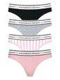 Victoria's Secret Women's Cotton Logo Thong Underwear, Panties for Women, Multi Pack (XS - XXL) - 7DAY'S