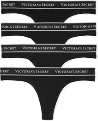 Victoria's Secret Women's Cotton Logo Thong Underwear, Panties for Women, Multi Pack (XS - XXL) - 7DAY'S