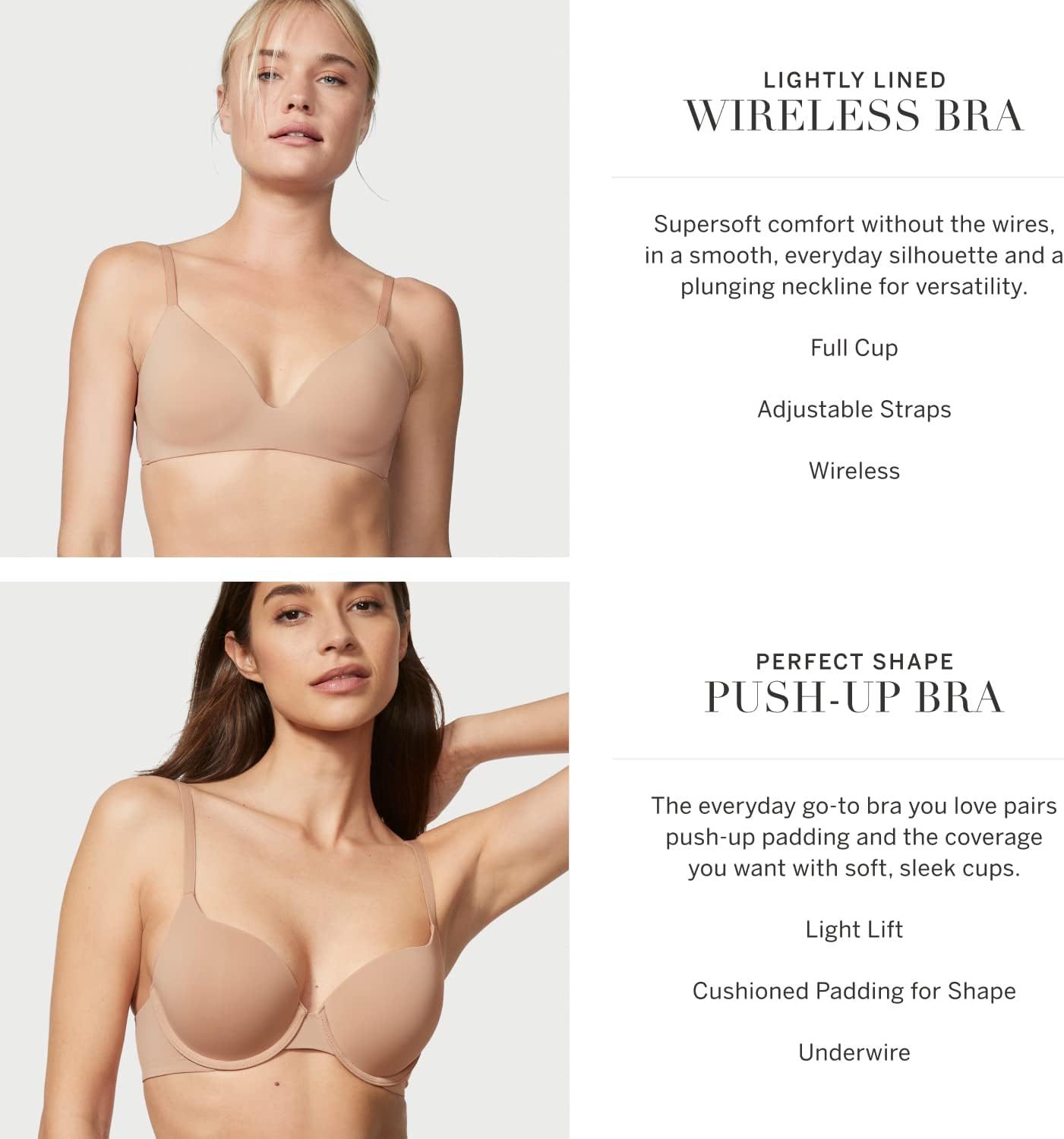 Victoria's Secret Women's Full Coverage Push Up Bra, Bras for Women (32A - 38DDD) - 7DAY'S
