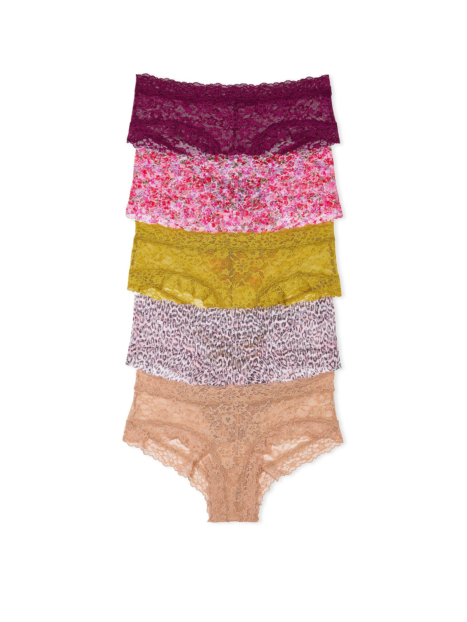 Victoria's Secret Women's Lace Cheeky Underwear, Minimal Coverage Panties for Women, Multi Pack (XS - XXL) - 7DAY'S