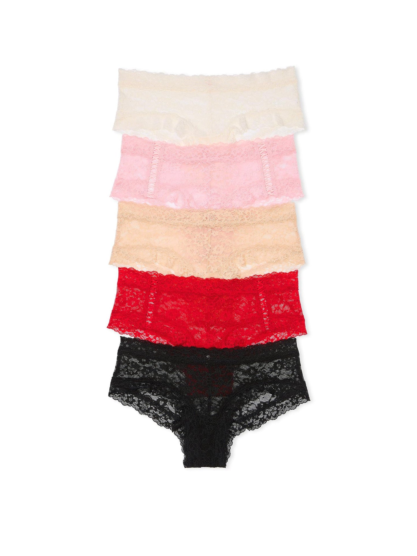 Victoria's Secret Women's Lace Cheeky Underwear, Minimal Coverage Panties for Women, Multi Pack (XS - XXL) - 7DAY'S