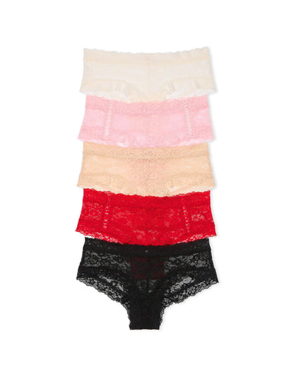 Victoria's Secret Women's Lace Cheeky Underwear, Minimal Coverage Panties for Women, Multi Pack (XS - XXL) - 7DAY'S