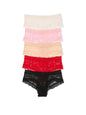 Victoria's Secret Women's Lace Cheeky Underwear, Minimal Coverage Panties for Women, Multi Pack (XS - XXL) - 7DAY'S