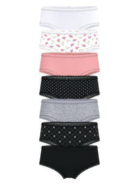 Victoria's Secret Women's Lace & Cotton Cheeky Underwear, Minimal Coverage Panties for Women, Multi Pack (XS - XXL) - 7DAY'S