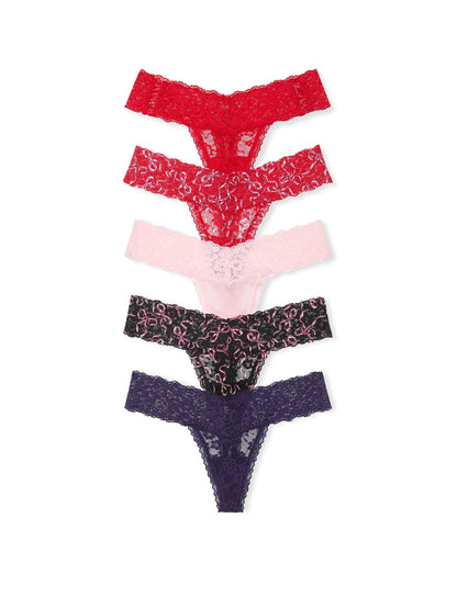 Victoria's Secret Women's Lace Thong Underwear, Panties for Women, Multi Pack (XS - XXL) - 7DAY'S