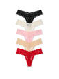 Victoria's Secret Women's Lace Thong Underwear, Panties for Women, Multi Pack (XS - XXL) - 7DAY'S