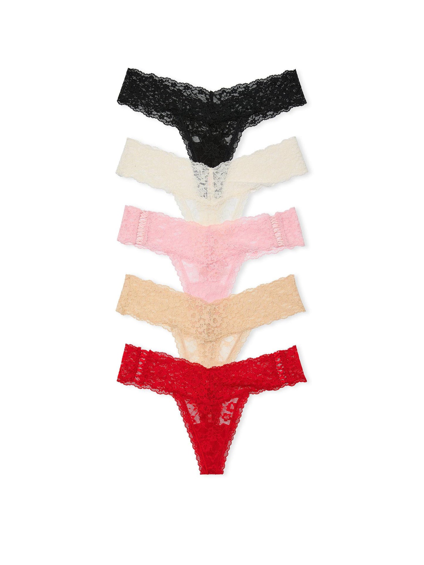 Victoria's Secret Women's Lace Thong Underwear, Panties for Women, Multi Pack (XS - XXL) - 7DAY'S