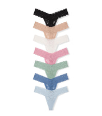 Victoria's Secret Women's Lace Thong Underwear, Panties for Women, Multi Pack (XS - XXL) - 7DAY'S