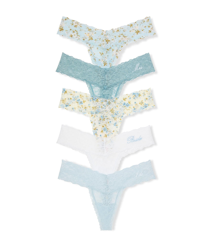 Victoria's Secret Women's Lace Thong Underwear, Panties for Women, Multi Pack (XS - XXL) - 7DAY'S