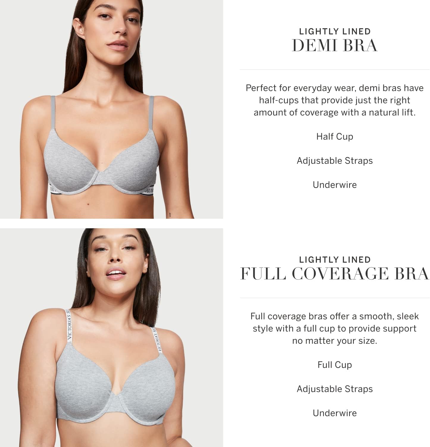 Victoria's Secret Women's Lightly Lined T-Shirt Bra, Bras for Women (32A - 38DDD) - 7DAY'S