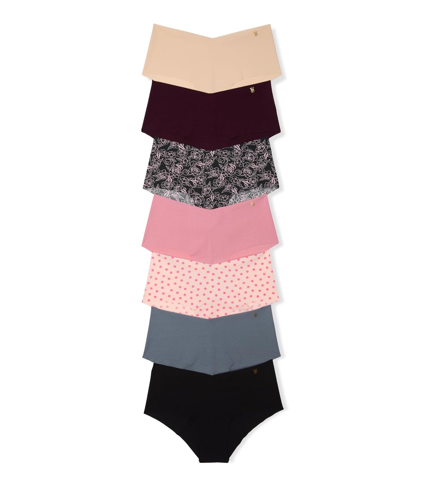 Victoria's Secret Women's No Show Cheeky Underwear, Minimal Coverage Panties for Women, Multi Pack (XS - XXL) - 7DAY'S
