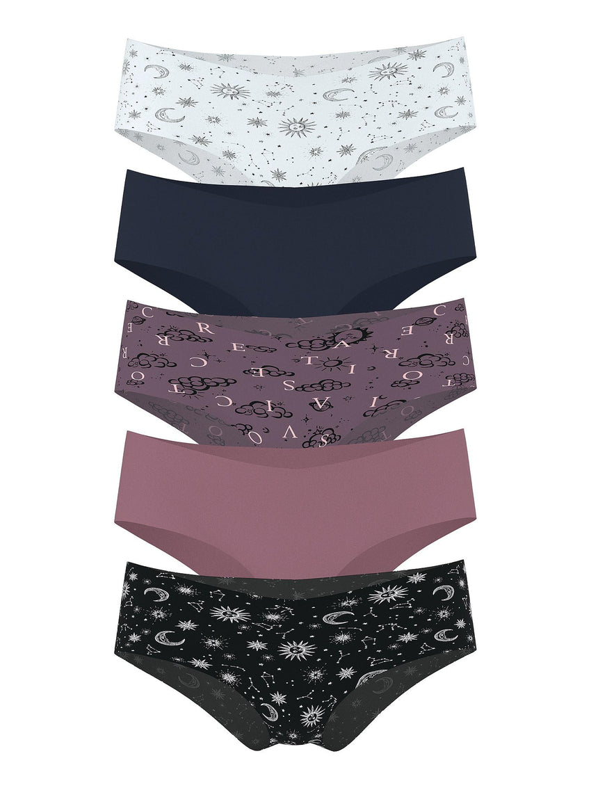 Victoria's Secret Women's No Show Cheeky Underwear, Minimal Coverage Panties for Women, Multi Pack (XS - XXL) - 7DAY'S
