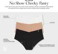 Victoria's Secret Women's No Show Cheeky Underwear, Minimal Coverage Panties for Women, Multi Pack (XS - XXL) - 7DAY'S