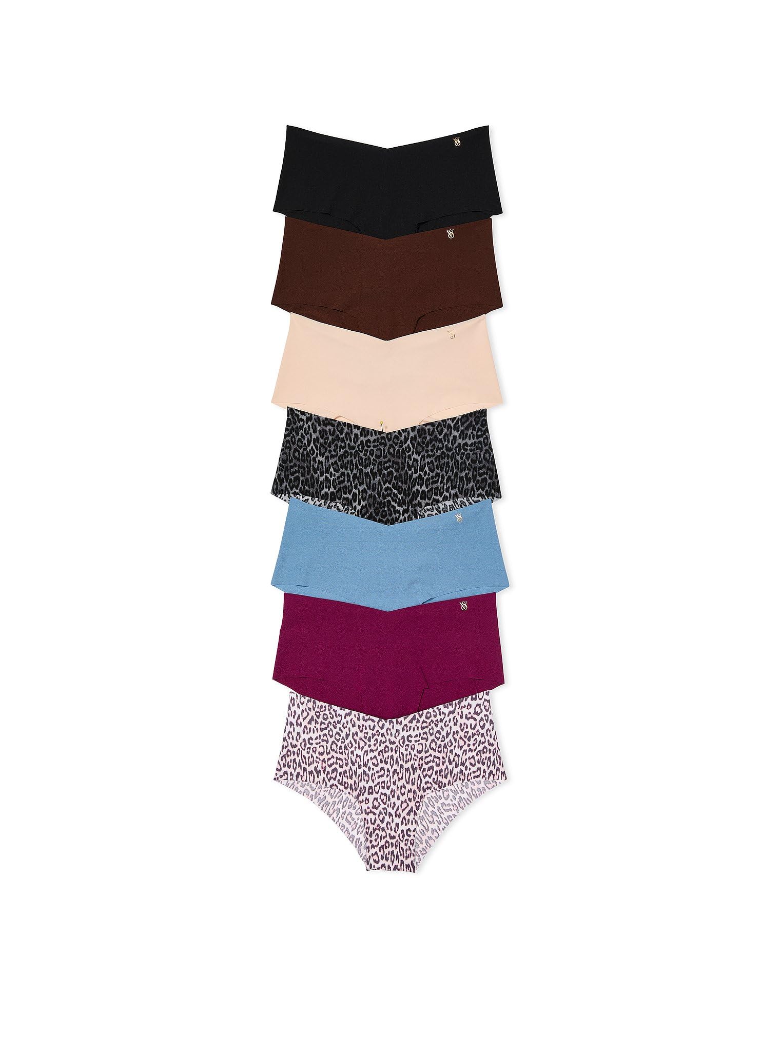 Victoria's Secret Women's No Show Cheeky Underwear, Minimal Coverage Panties for Women, Multi Pack (XS - XXL) - 7DAY'S