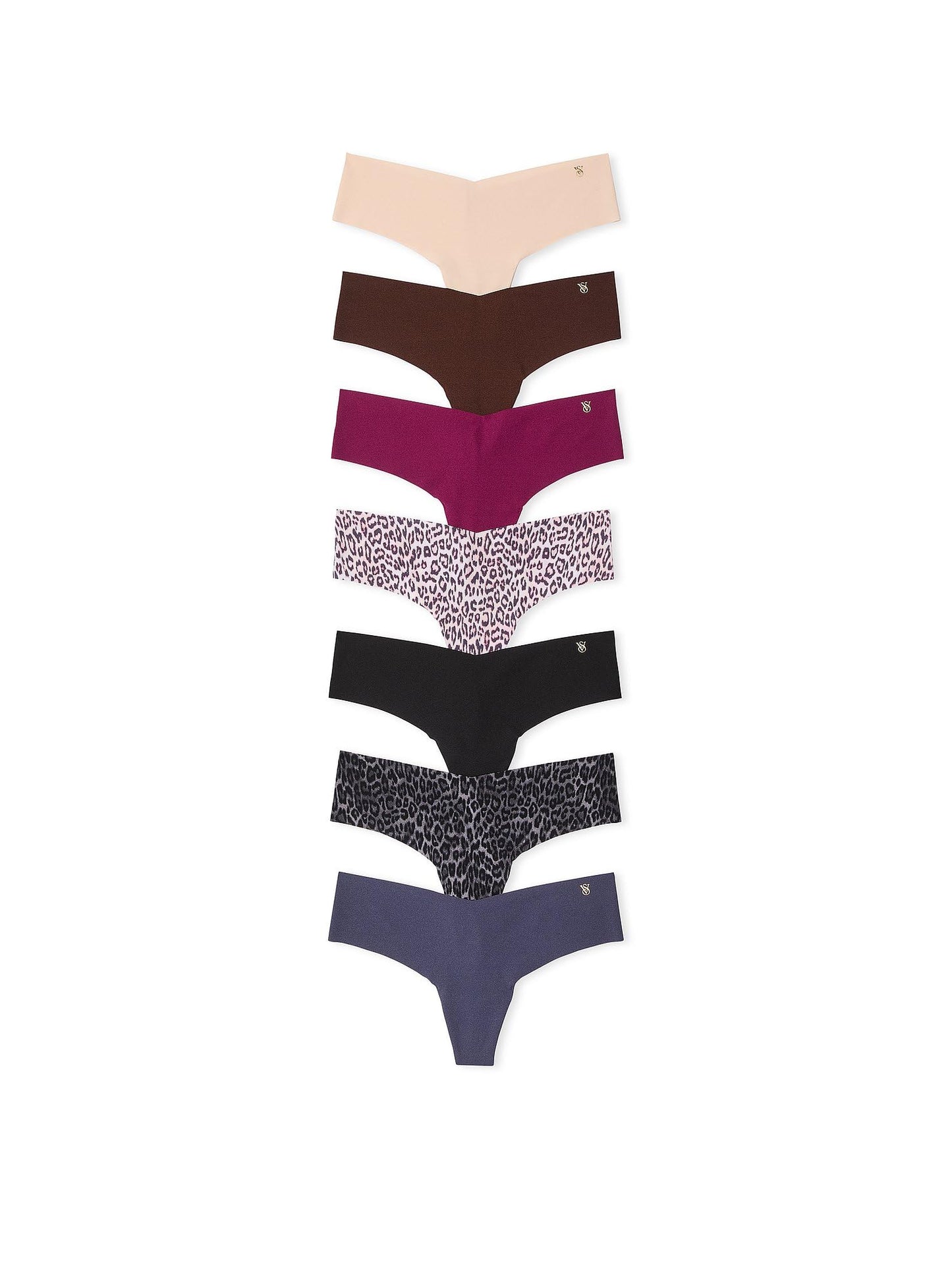Victoria's Secret Women's No Show Thong Underwear, Panties for Women, Multi Pack (XS - XXL) - 7DAY'S