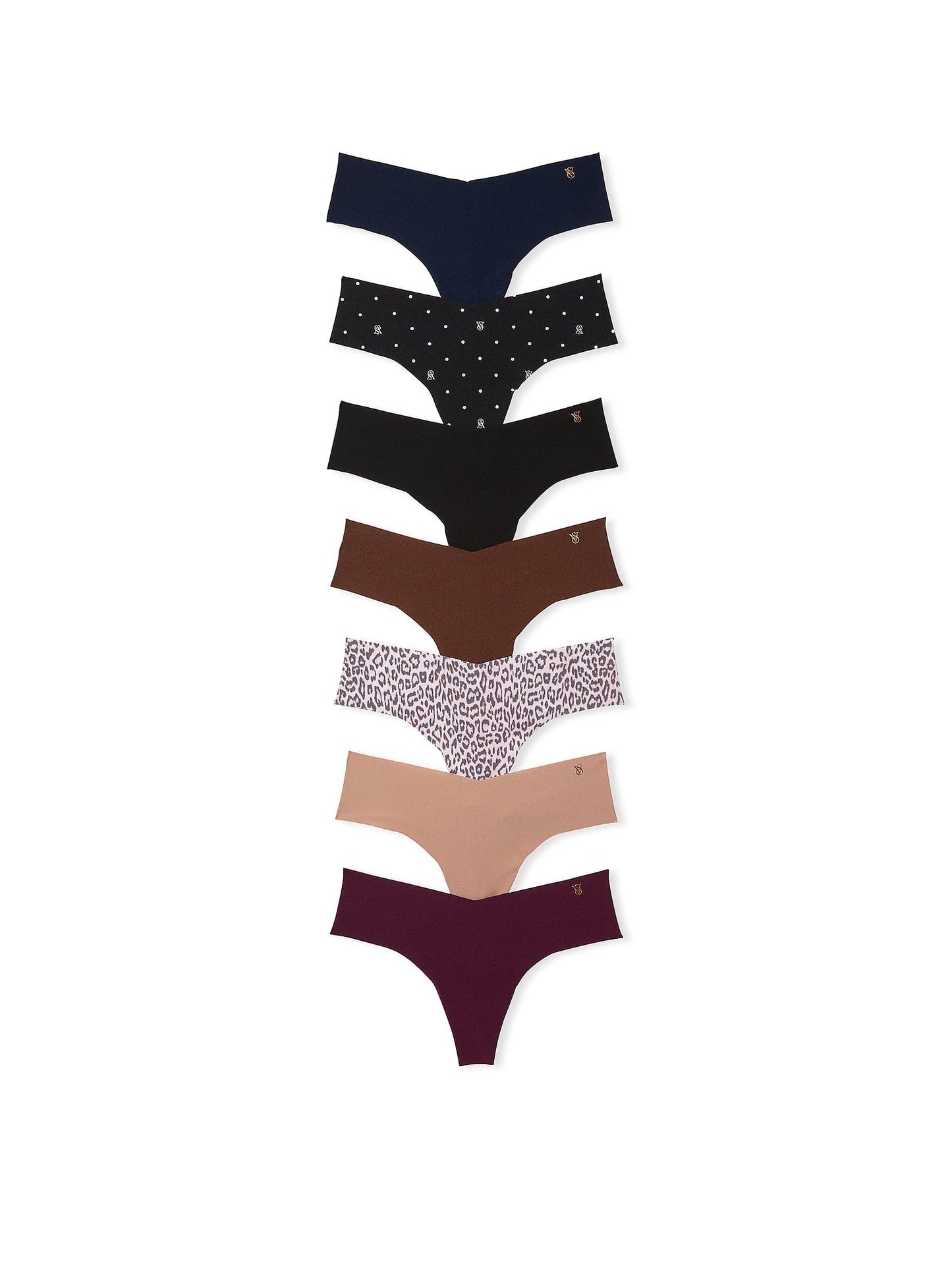 Victoria's Secret Women's No Show Thong Underwear, Panties for Women, Multi Pack (XS - XXL) - 7DAY'S