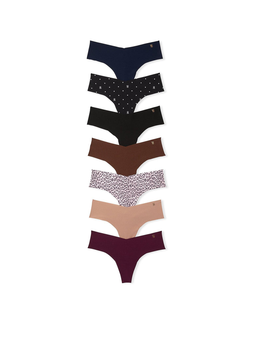 Victoria's Secret Women's No Show Thong Underwear, Panties for Women, Multi Pack (XS - XXL) - 7DAY'S