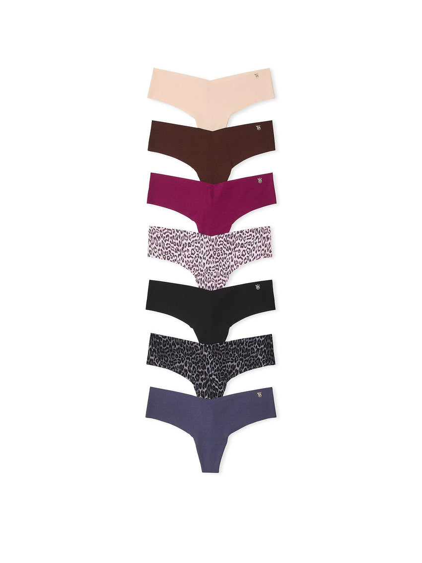 Victoria's Secret Women's No Show Thong Underwear, Panties for Women, Multi Pack (XS - XXL) - 7DAY'S