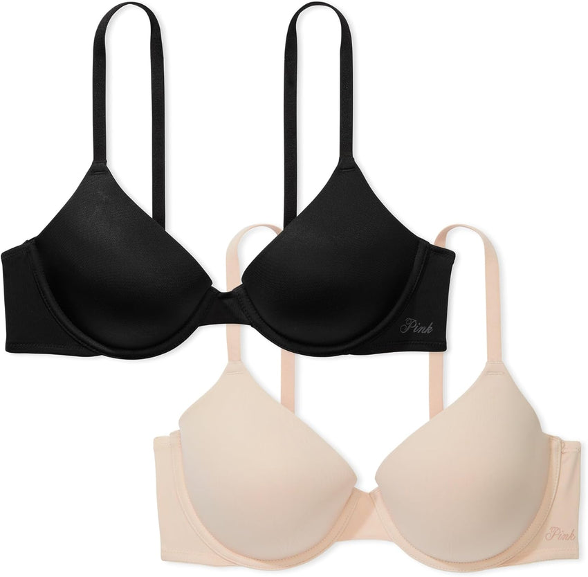 Victoria's Secret Women's Pink Wear Everywhere Lightly Lined T-Shirt Bra, Bras for Women (32A - 40DDD) - 7DAY'S
