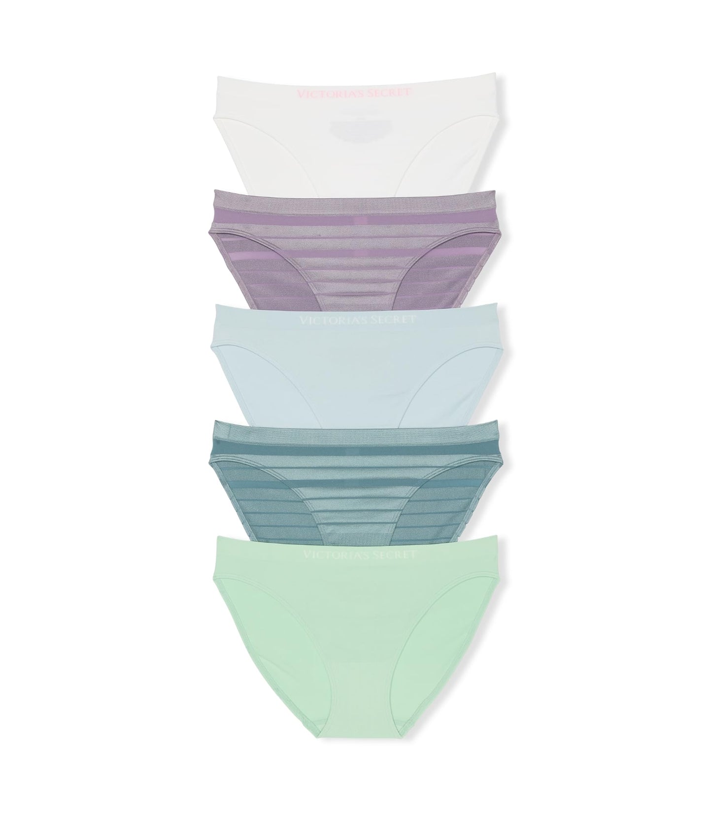 Victoria's Secret Women's Seamless Bikini Underwear, Moderate Coverage Panties for Women, Multi Pack (XS - XXL) - 7DAY'S