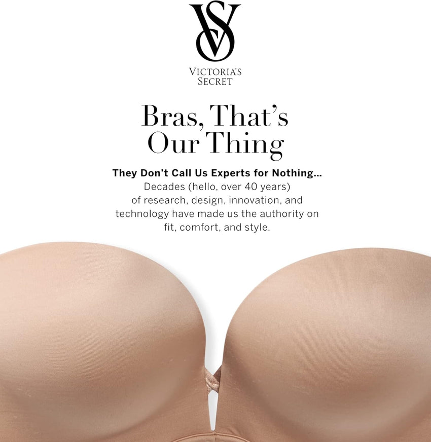 Victoria's Secret Women's Very Sexy Bombshell Adds - 2 - Cups Push Up Strapless Bra, Bras for Women (32A - 38D) - 7DAY'S