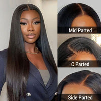 Vietnamese Raw Hair 250% Density Straight Lace Frontal Wigs Human Hair Lace Front Transparent Hd Lace Wig For Black Women - 7DAY'S