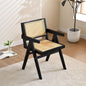 Vintage Solid Wood Rattan Chair, Arm Chair,Dining Chiar, For Dining Room, living Room, Outdoor, Natural - 7DAY'S