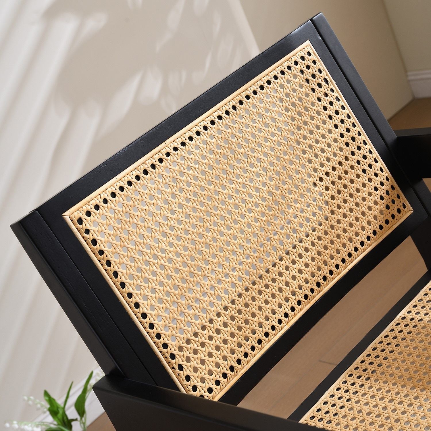 Vintage Solid Wood Rattan Chair, Arm Chair,Dining Chiar, For Dining Room, living Room, Outdoor, Natural - 7DAY'S
