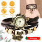 Vintage Women's Watch Bohemian Handmade Leather Watch Quartz Wrist Watch Fashion - 7DAY'S
