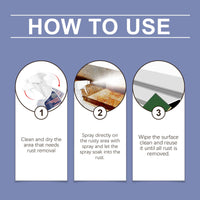 Viyshop Rust Remover, Peony Rust Remover, Heavy Duty RustRemover for Metal, Heavy Duty MetalRustRemover, HeavyDuty Metal RustRemover Spray, High - Speed Rust Powerful RustRemover forMetal (1) - 7DAY'S