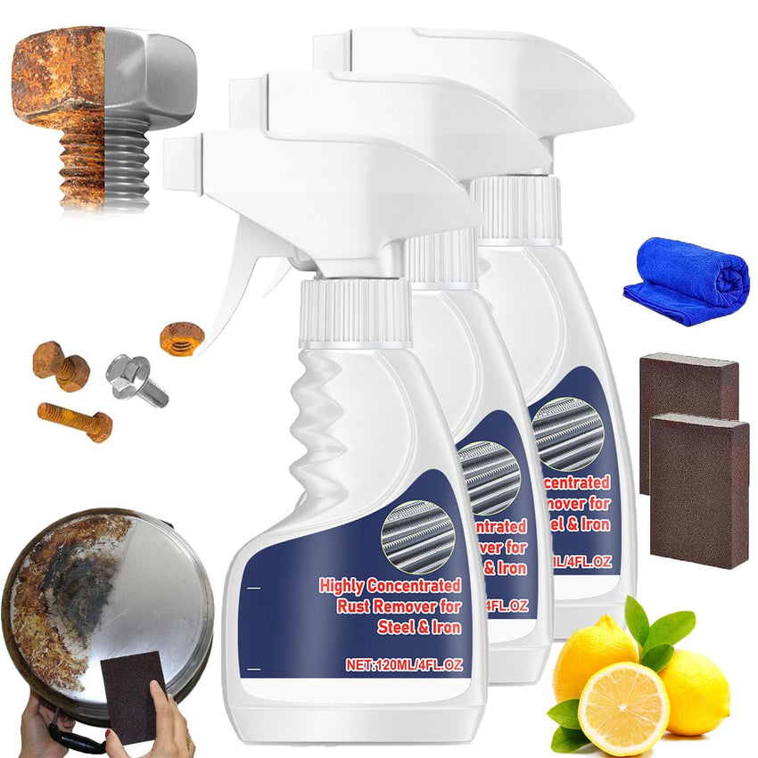 Viyshop Rust Remover, Peony Rust Remover, Heavy Duty RustRemover for Metal, Heavy Duty MetalRustRemover, HeavyDuty Metal RustRemover Spray, High - Speed Rust Powerful RustRemover forMetal (1) - 7DAY'S