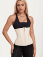 Waist Trainer for Women Latex Sport Underbust Steel Boned Corset Shapewear with Zipper Hook Shapewear Double Control Body Shaper Workout Fajas Colombianas Moldeadoras Stomach Strapless Shapewear - 7DAY'S