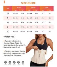 Waist Trainer for Women Latex Sport Underbust Steel Boned Corset Shapewear with Zipper Hook Shapewear Double Control Body Shaper Workout Fajas Colombianas Moldeadoras Stomach Strapless Shapewear - 7DAY'S